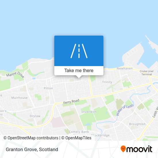 Granton Grove map