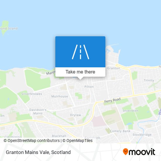 Granton Mains Vale map