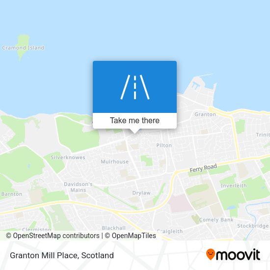 Granton Mill Place map