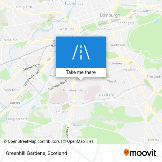 Greenhill Gardens map