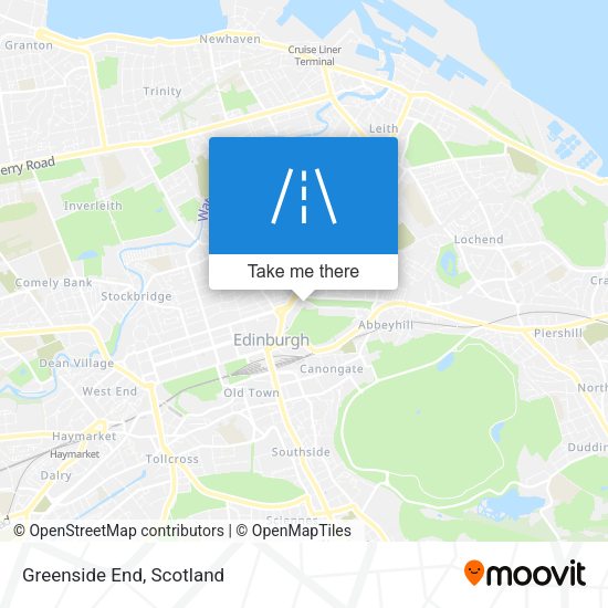 Greenside End map