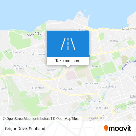 Grigor Drive map