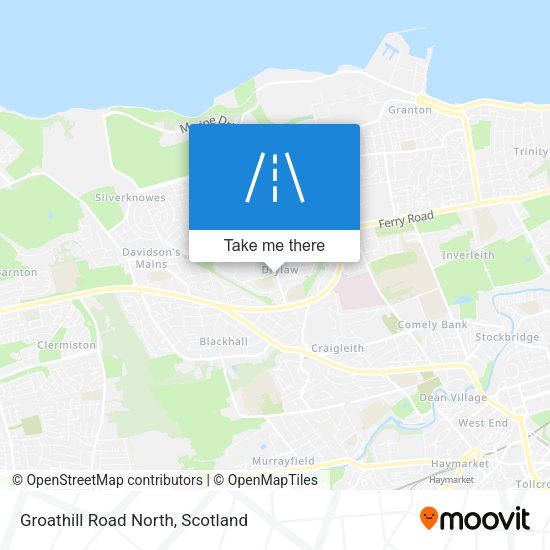 Groathill Road North map