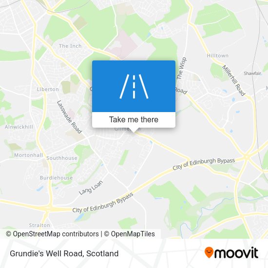 Grundie's Well Road map