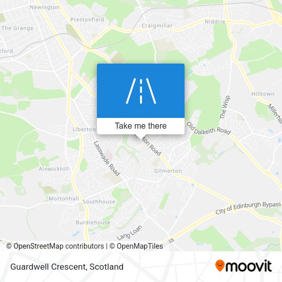 Guardwell Crescent map