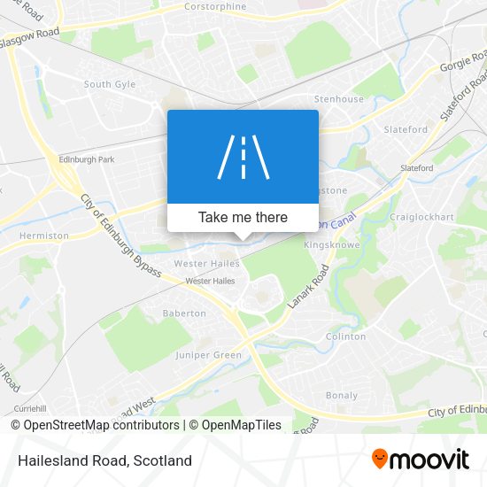 Hailesland Road map