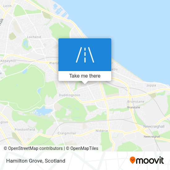 Hamilton Grove map