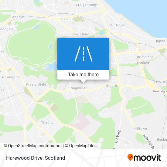 Harewood Drive map