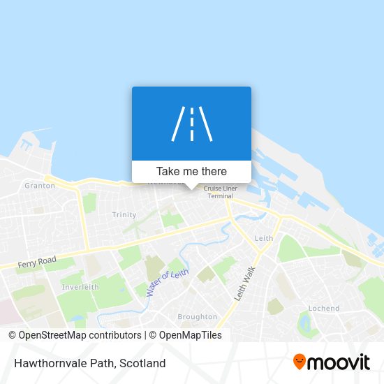 Hawthornvale Path map