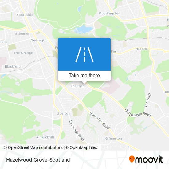 Hazelwood Grove map