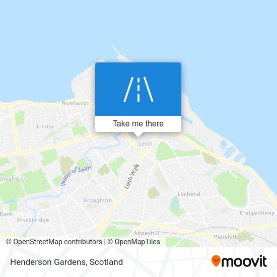 Henderson Gardens map