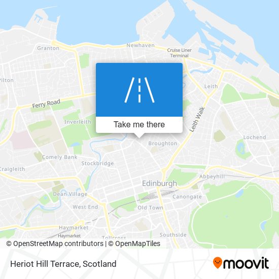 Heriot Hill Terrace map