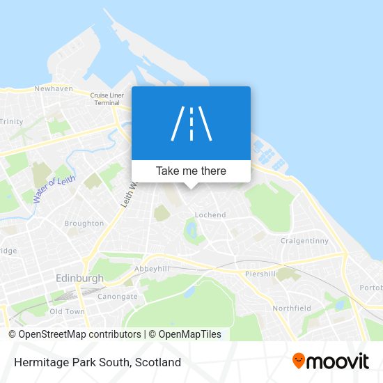 Hermitage Park South map