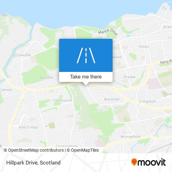 Hillpark Drive map