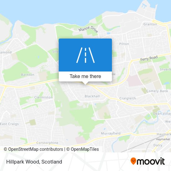 Hillpark Wood map