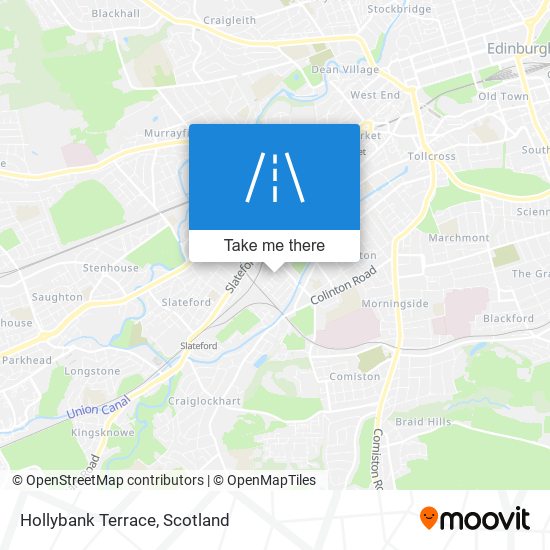 Hollybank Terrace map