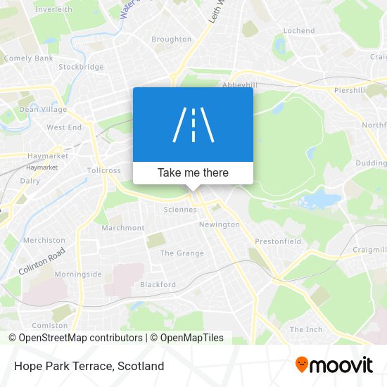 Hope Park Terrace map