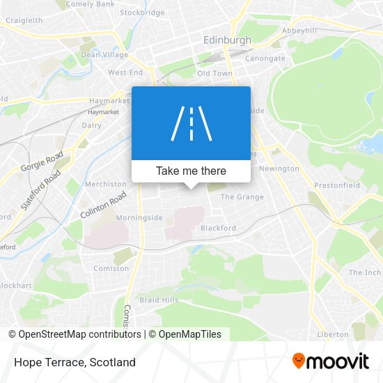 Hope Terrace map