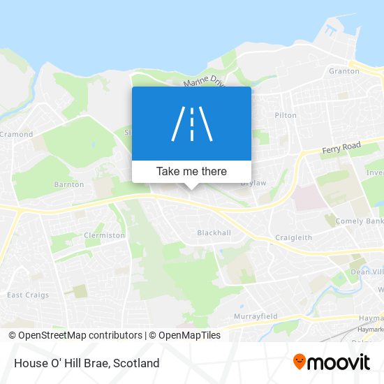 House O' Hill Brae map