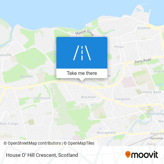 House O' Hill Crescent map