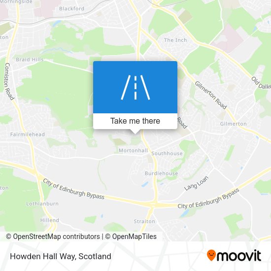 Howden Hall Way map