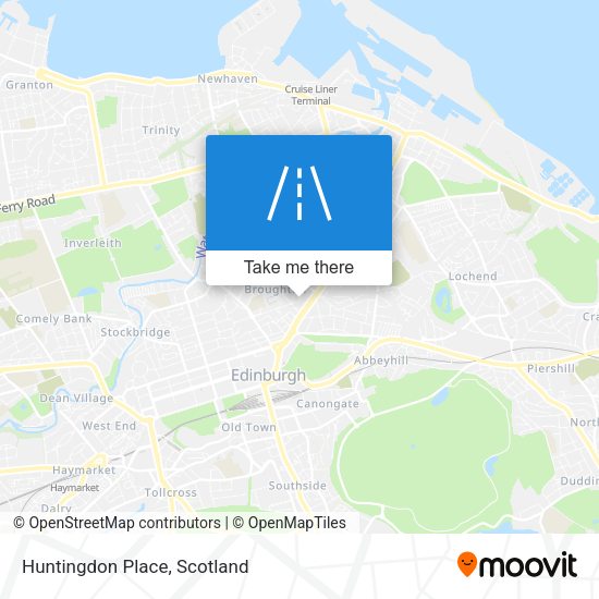 Huntingdon Place map