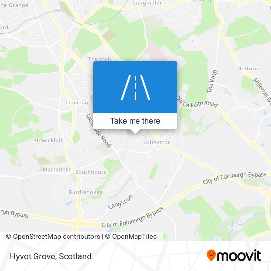 Hyvot Grove map