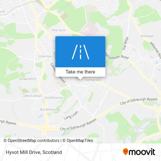 Hyvot Mill Drive map
