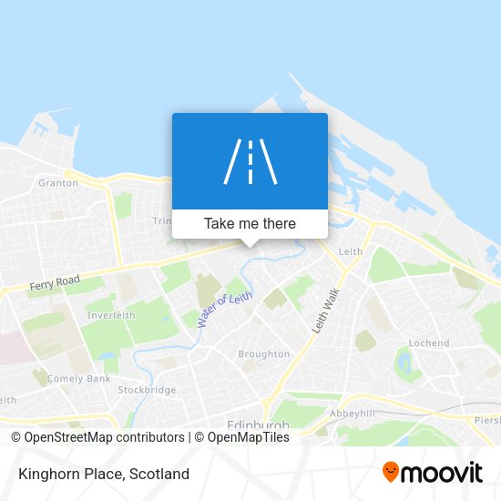 Kinghorn Place map