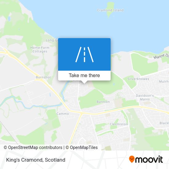 King's Cramond map
