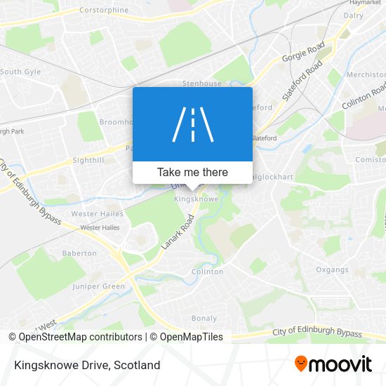 Kingsknowe Drive map
