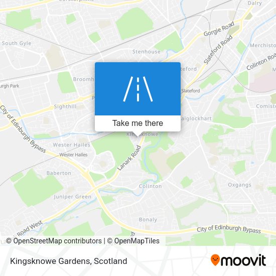 Kingsknowe Gardens map