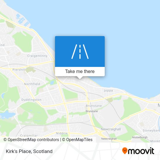Kirk's Place map