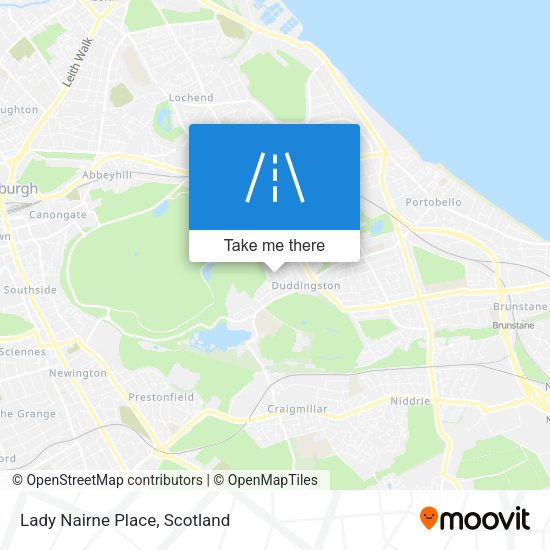 Lady Nairne Place map