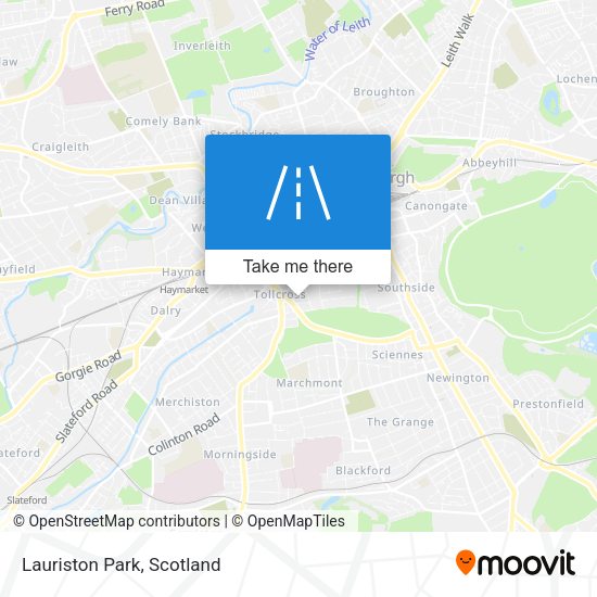 Lauriston Park map