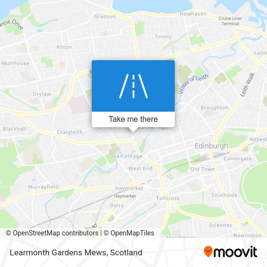 Learmonth Gardens Mews map