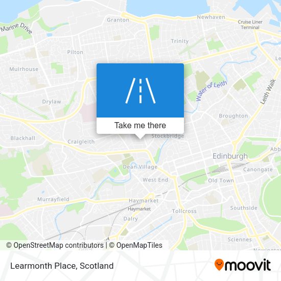 Learmonth Place map