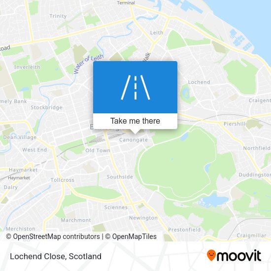 Lochend Close map