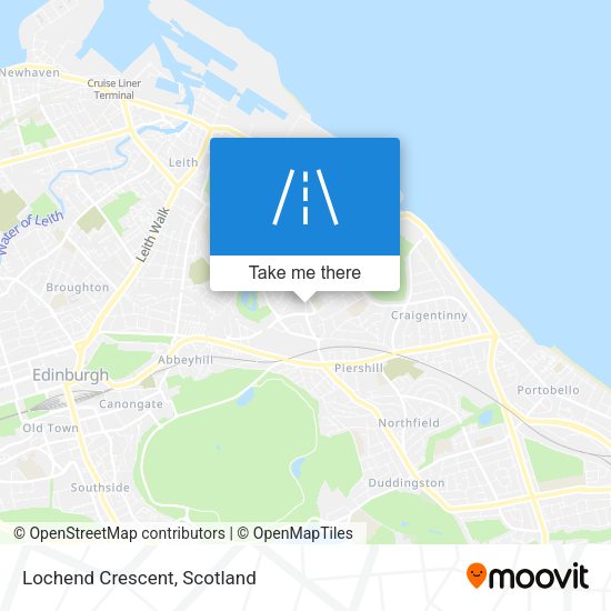 Lochend Crescent map