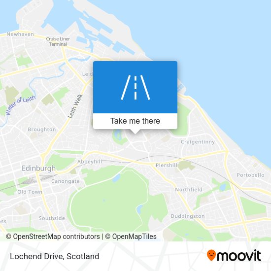 Lochend Drive map