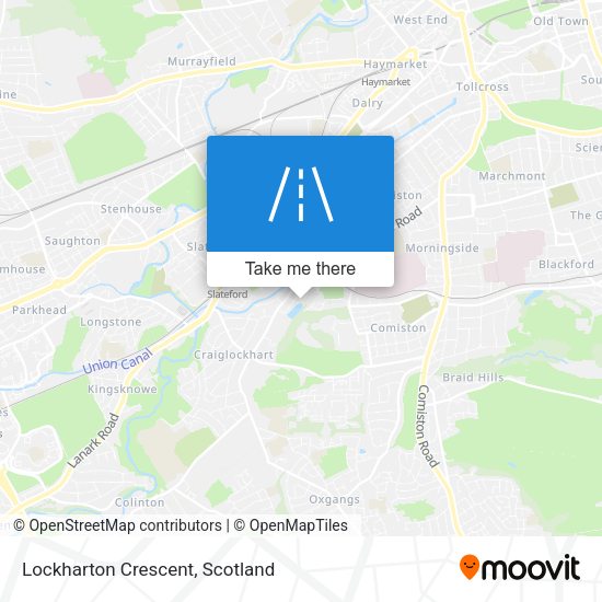 Lockharton Crescent map