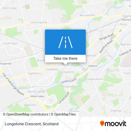 Longstone Crescent map