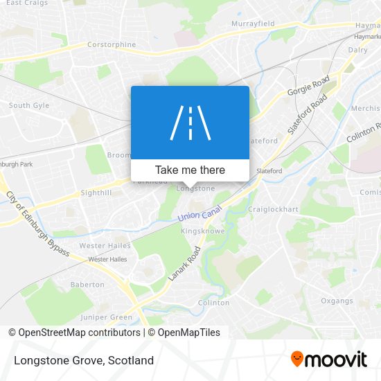 Longstone Grove map