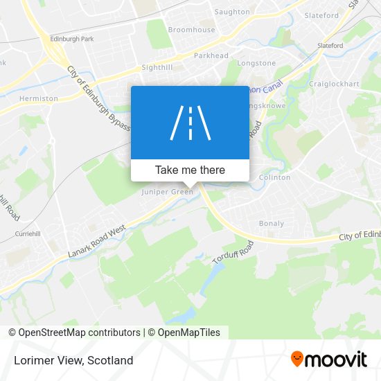 Lorimer View map