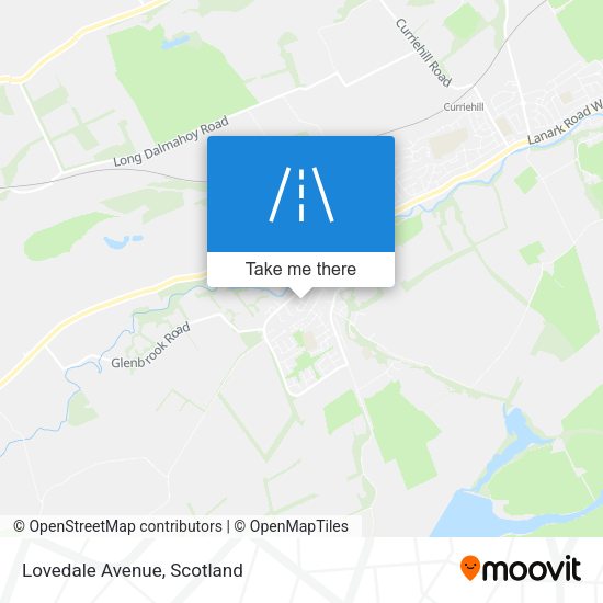 Lovedale Avenue map