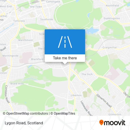 Lygon Road map