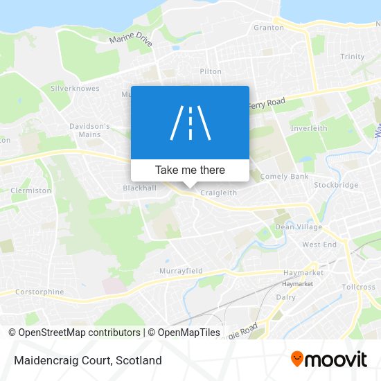 Maidencraig Court map