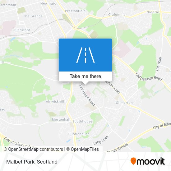 Malbet Park map