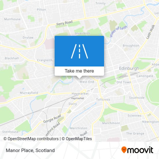 Manor Place map