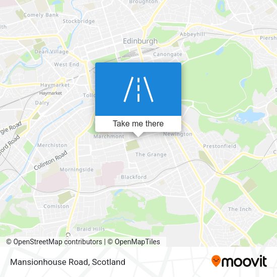 Mansionhouse Road map